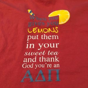 ADPi Sweet Tea V-Neck Medium